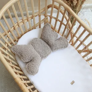 Babyly Teddy Fleece Baby Support Pillow - Taupe