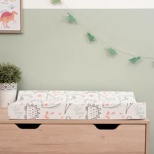 Clair De Lune Anti-Roll Wedge Changing Mat - Dinosaur