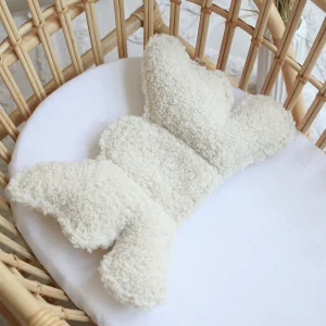 Babyly Teddy Fleece Baby Support Pillow - Cream