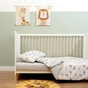 Clair De Lune Jungle Dream Cot Bed Duvet Cover & Pillowcase Set