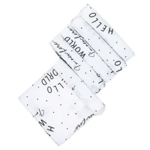 Geople Hello World Muslin Squares 3 pack