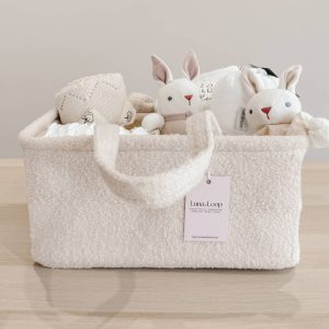 Boucle Fleece Nappy Caddy