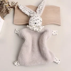 Bunny Baby Comforter - Beige Floral