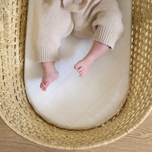 Clair De Lune Quilted Moses Basket Mattress