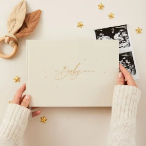 Blush & Gold My Baby Journal - Ivory