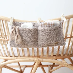 Babyly Teddy Crib Organiser - Taupe